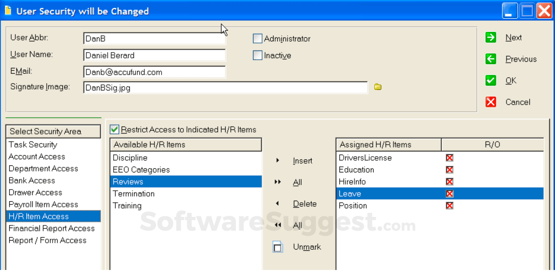 AccuFund Small Screenshot 8